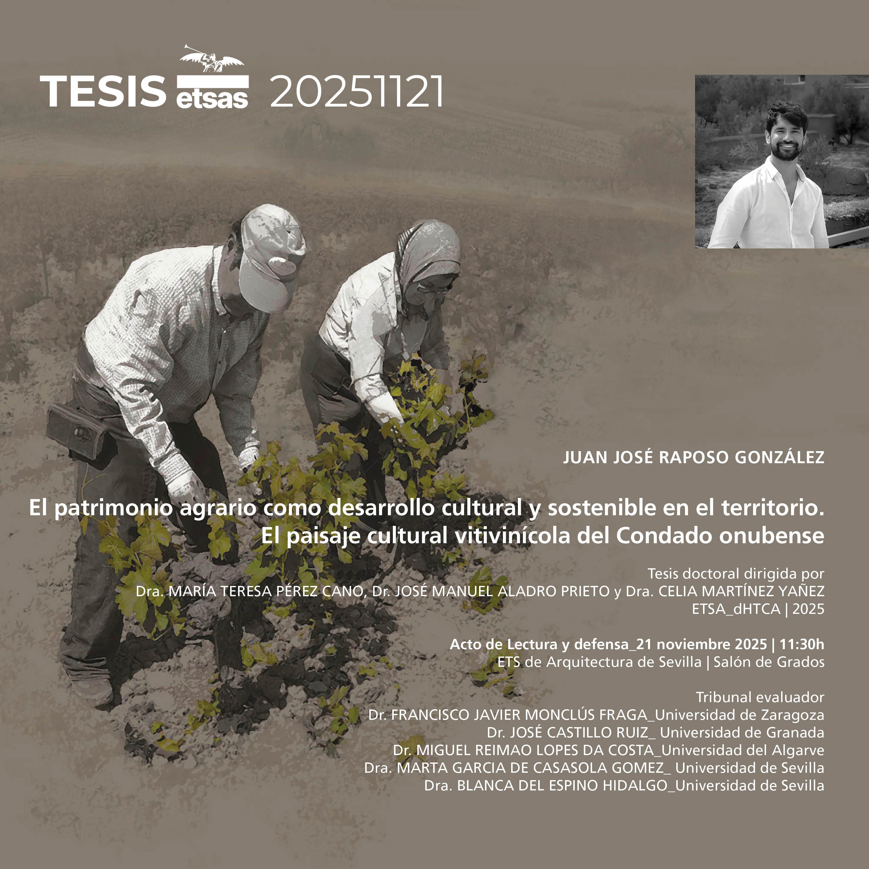 El patrimonio agrario como desarrollo cultural y sostenible en el territorio. El paisaje cultural vitivinícola del Condado onubense