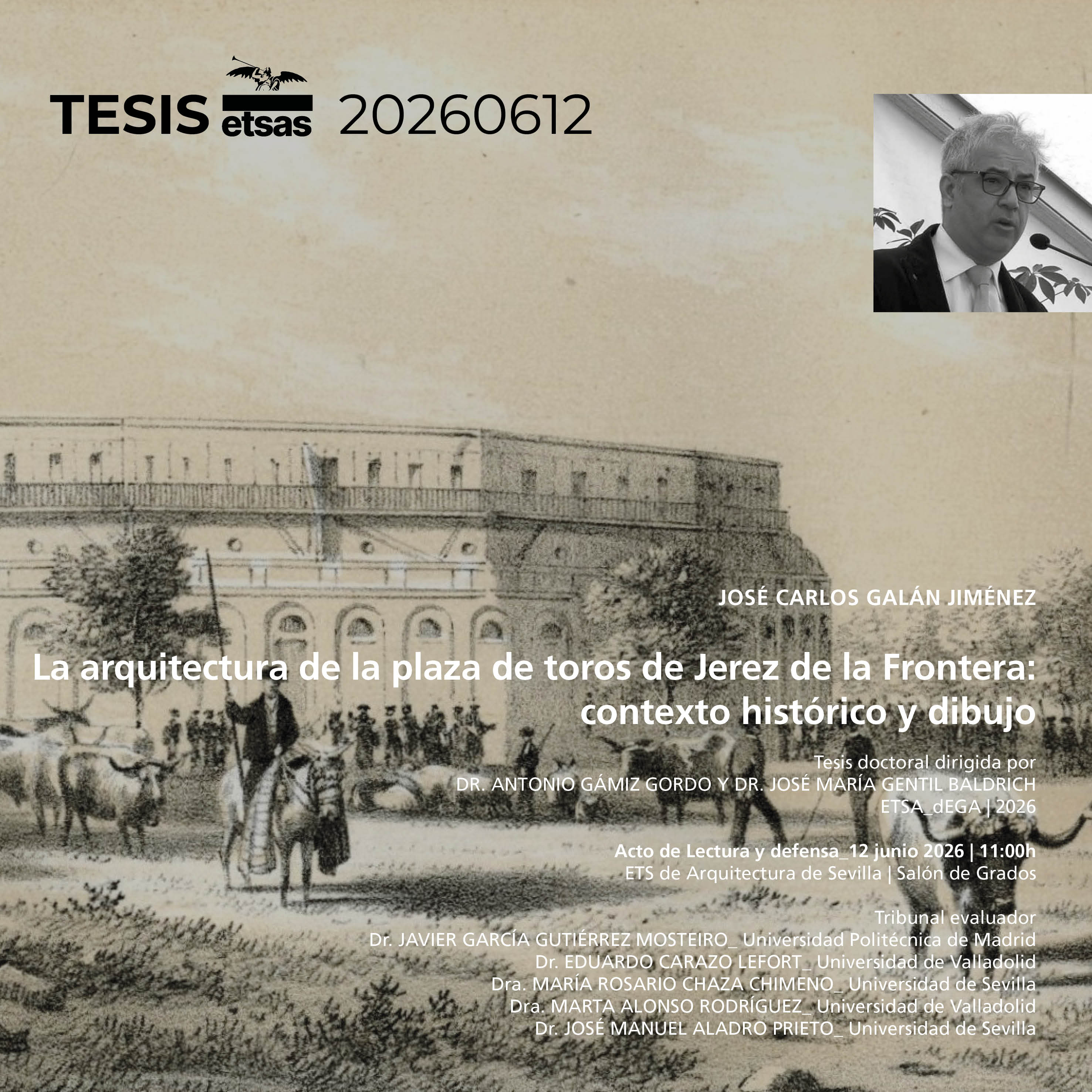 La arquitectura de la plaza de toros de Jerez de la Frontera: contexto histórico y dibujo
