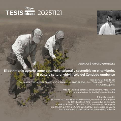 El patrimonio agrario como desarrollo cultural y sostenible en el territorio. El paisaje cultural vitivinícola del Condado onubense